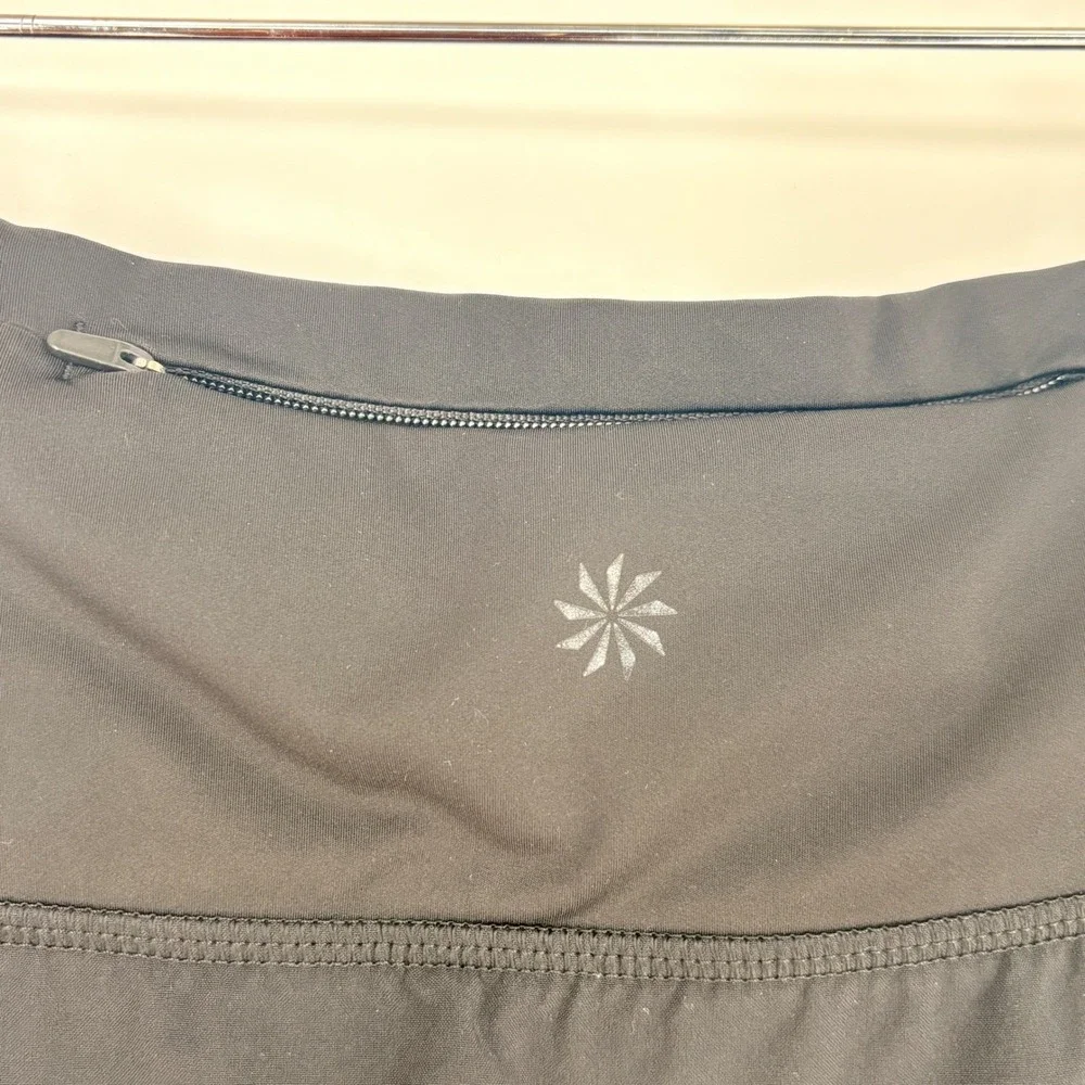 Athleta Women's Running Shorts Black Athletic Workout Training Gym‎